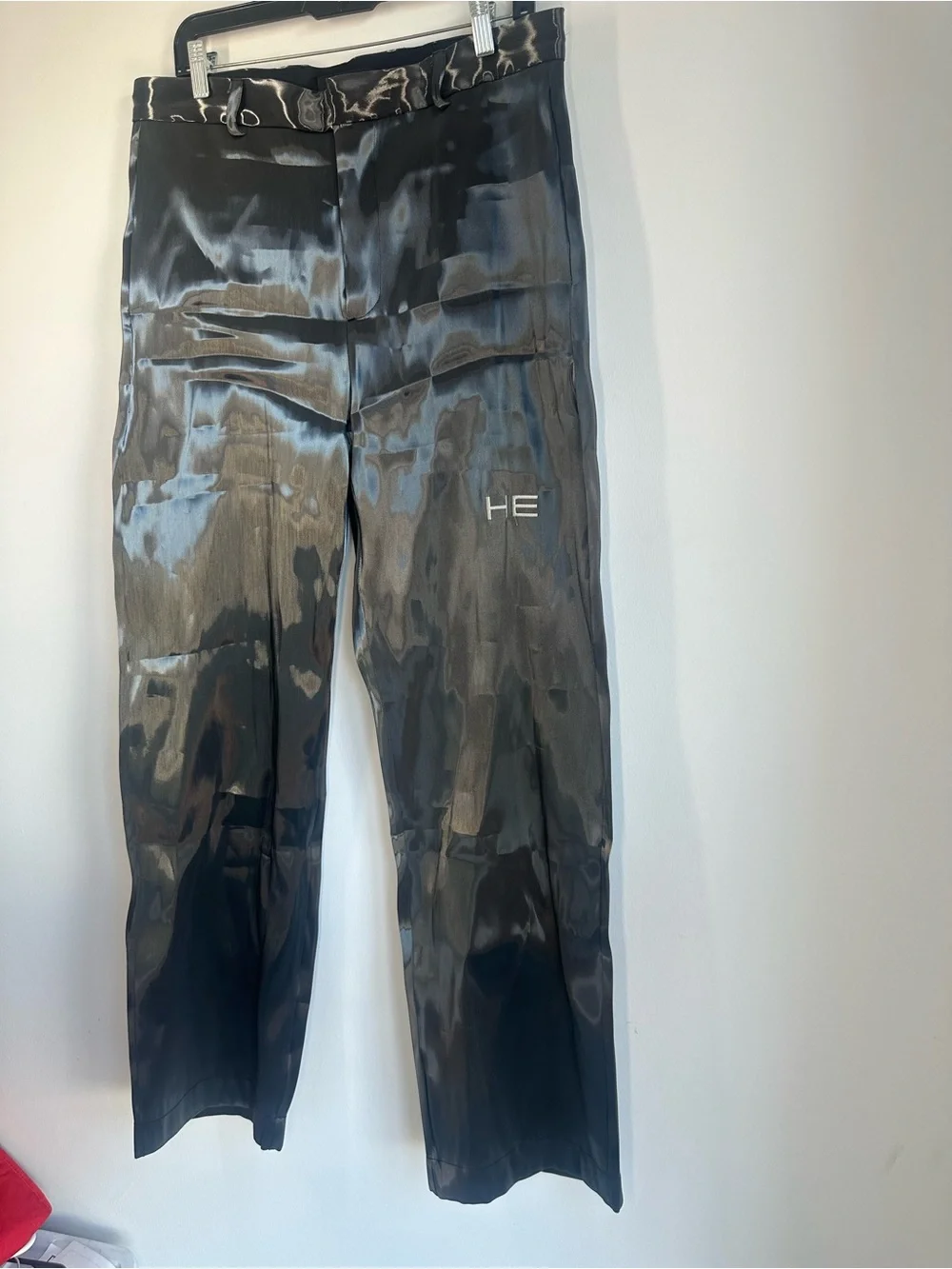 Heliot Emil Reflective Technical Trousers Pants Gray Black Size 50